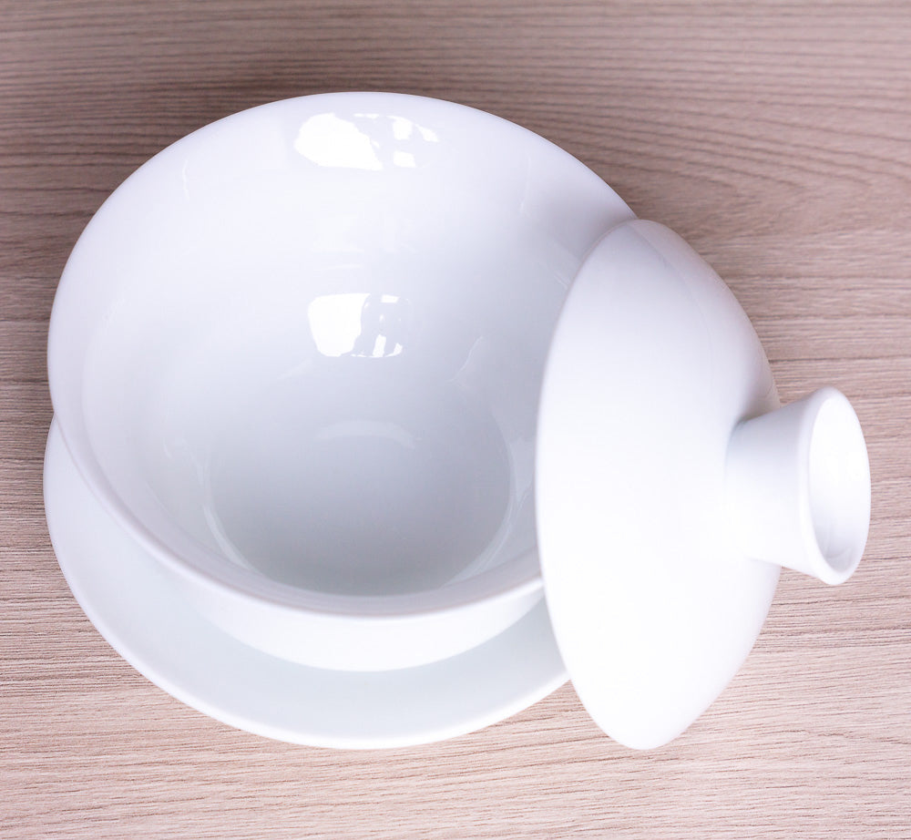 White Porcelain Gaiwan, 120 ml