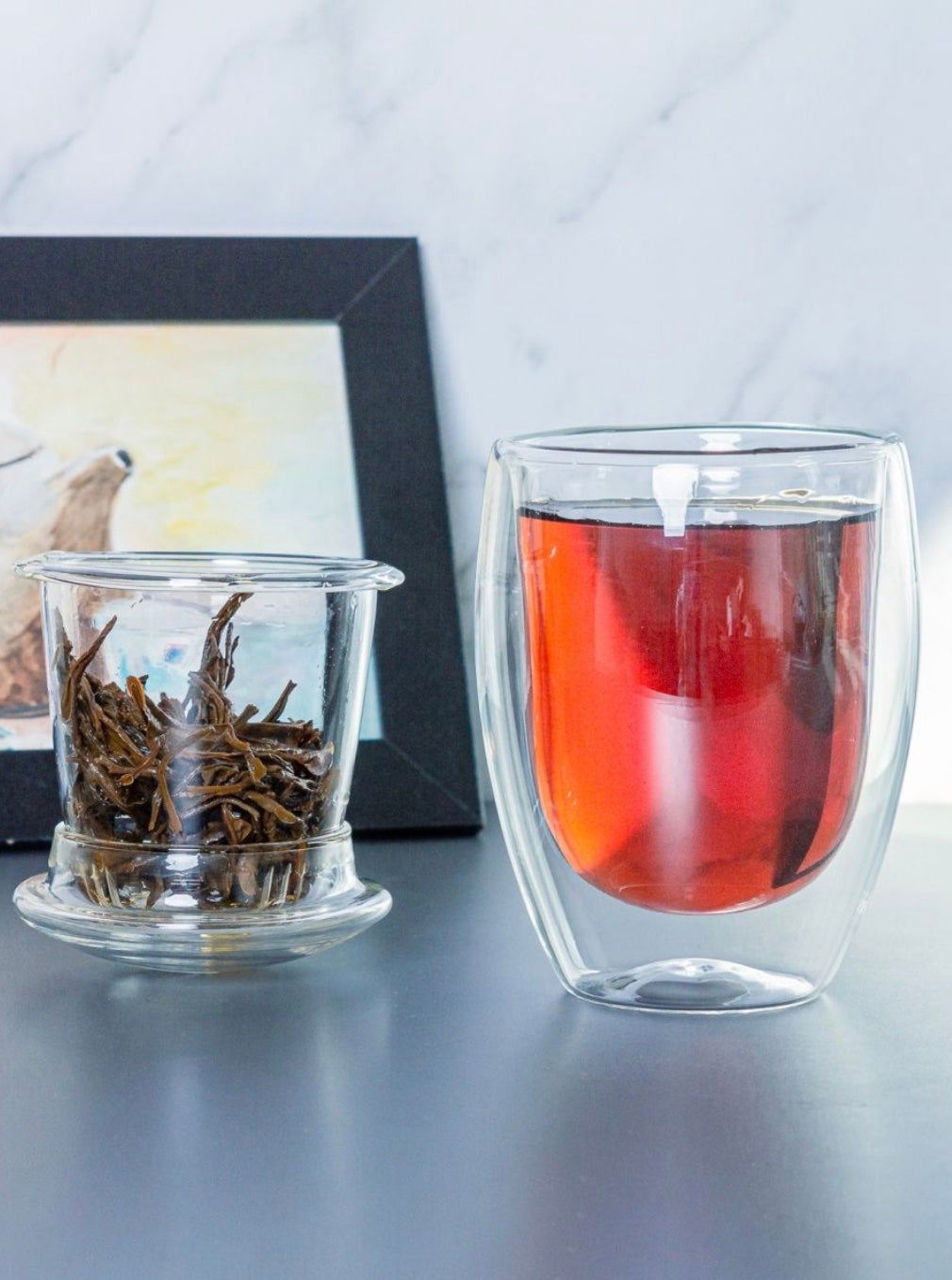 Double Wall Glass Brewing Cup, 350 ml