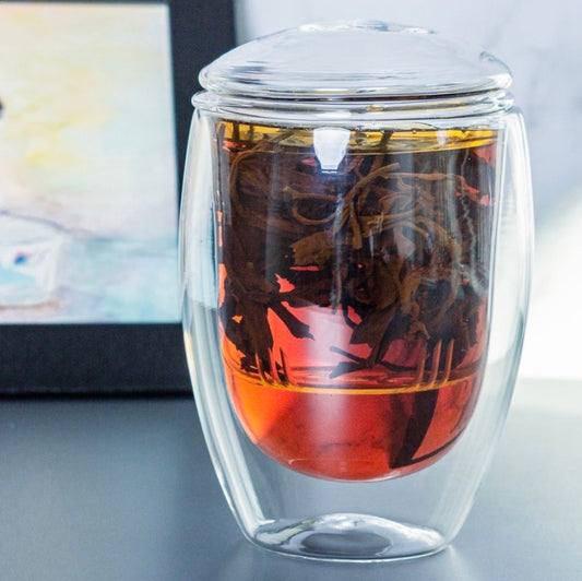 Double Wall Glass Brewing Cup, 350 ml